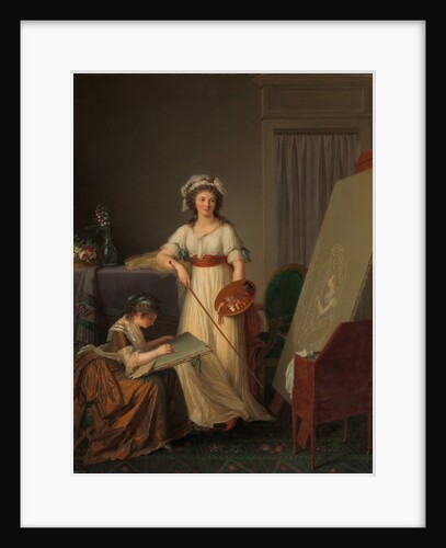 The Interior of an Atelier of a Woman Painter, 1789 by Marie Victoire Lemoine