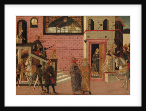 The Rape of Lucretia, late 15th-early 16th century by Master of Marradi