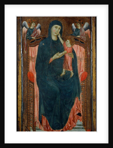 Madonna and Child Enthroned with Angels by Master of Varlungo