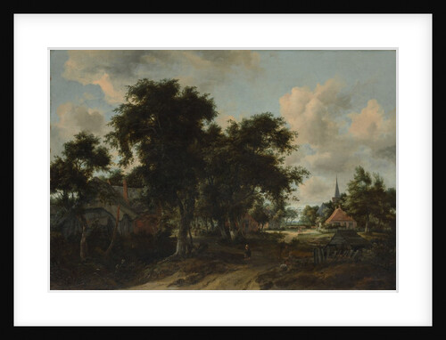 Entrance to a Village, ca. 1665 by Meindert Hobbema