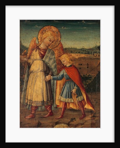 The Archangel Raphael and Tobias, early to mid-1460s by Workshop of Neri di Bicci