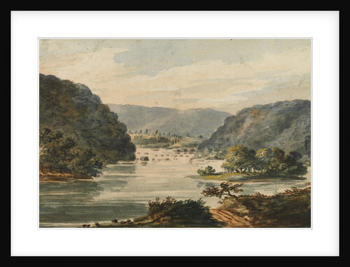 A View of the Potomac at Harpers Ferry, 1811-ca. 1813 by Pavel Petrovic Svin'in