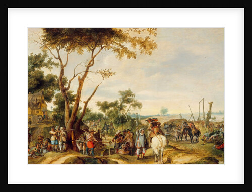 Soldiers Bivouacking by Pieter Snayers