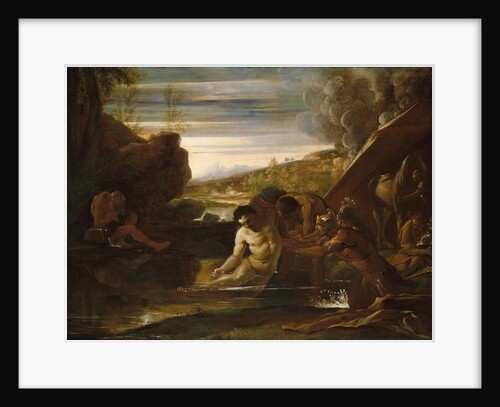 Alexander the Great Rescued from the River Cydnus, ca. 1650 by Pietro Testa