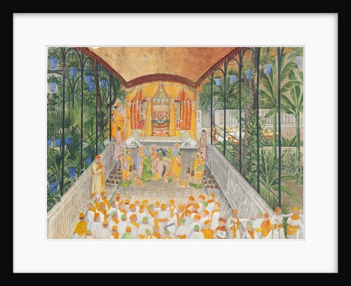Celebration of the Birth of Krishna, ca. 1880-1900 by Ragunath