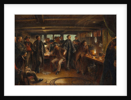 Awaiting the Reply, ca. 1866 by Robert Charles Dudley