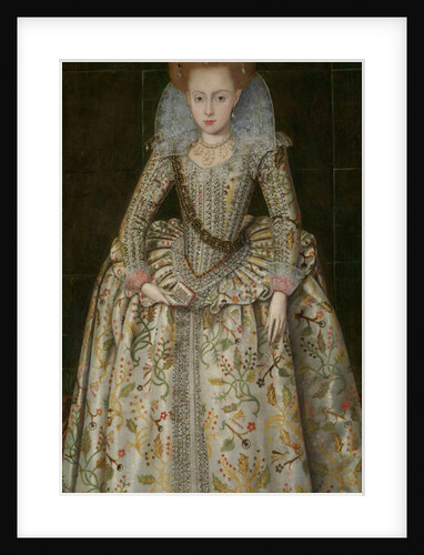 Princess Elizabeth, Later Queen of Bohemia, ca. 1606 by Robert Peake I