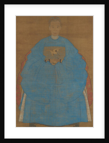Portrait of an Old Lady, dated 'xinyou' by Ruan Zude
