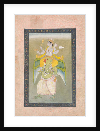 Vishnu on Garuda, ca. 1810-20 by Sajnu