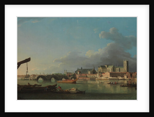 The Building of Westminster Bridge by Samuel Scott