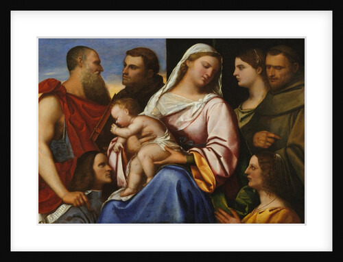 Madonna and Child with Saints and Donors by Sebastiano del Piombo
