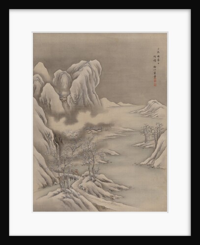 Winter Scene, 1892 by Seki Shuko