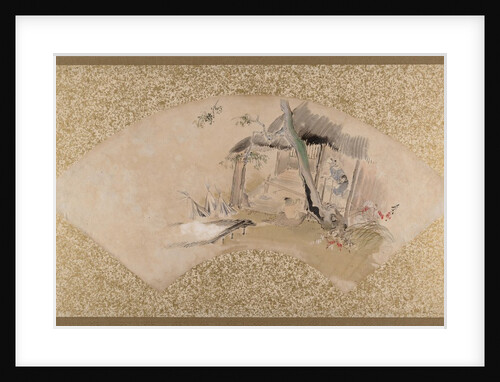 House with Woman and Baby, late 19th century by Shibata Zeshin