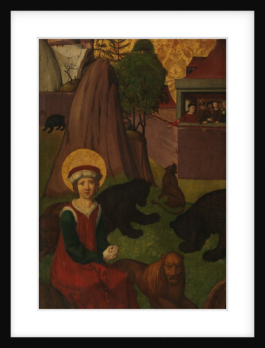 St Agapitus of Praeneste in the Arena; The Beheading of St Agapitus…, c1500-1505 by Swiss Painter