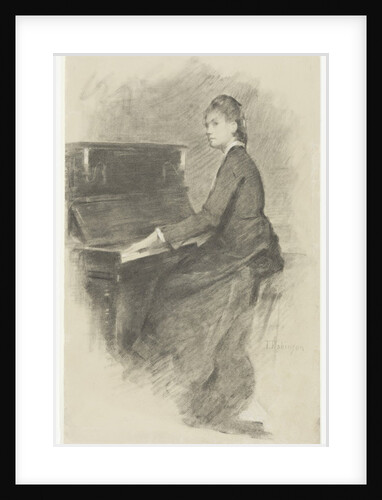 At the Piano, ca. 1887 by Theodore Robinson