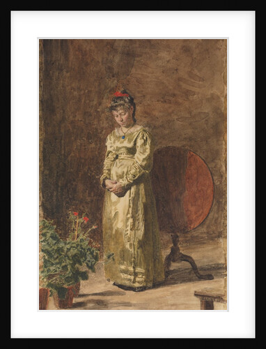 Young Girl Meditating, 1877 by Thomas Eakins