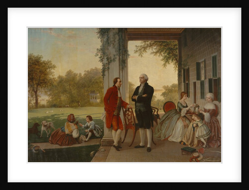 Washington and Lafayette at Mount Vernon, 1784, 1859 by Thomas Pritchard Rossiter