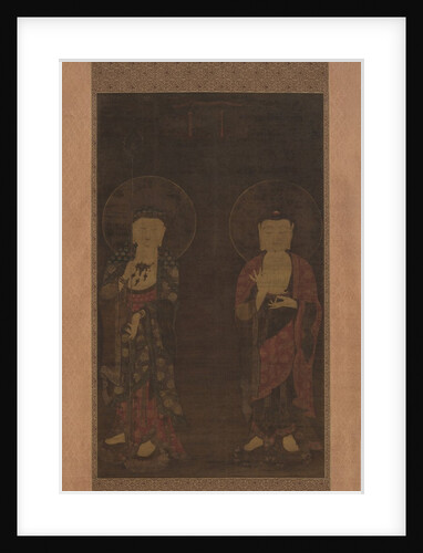 Amitabha and Kshitigarba, first half of the 14th century by Unknown