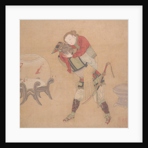 Tartar Officer Carrying Blond Lady, 19th century by Unknown