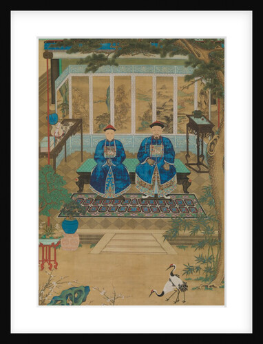 Portrait of an imperial censor and his wife, late 18th-early 19th century by Unknown