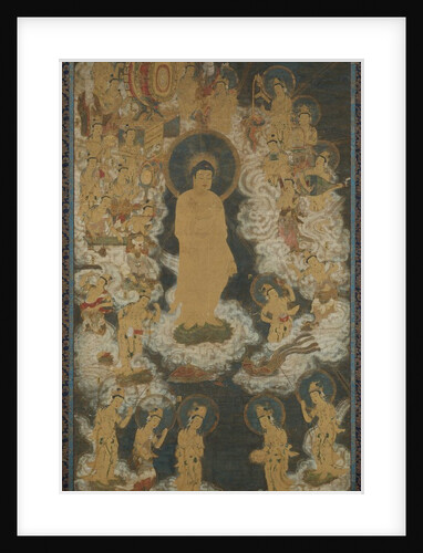 Welcoming Descent of Amida and Bodhisattvas, late 14th century by Unknown
