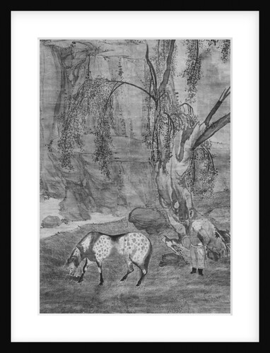 Horse, Groom, and Falcon, 17th century by Unknown