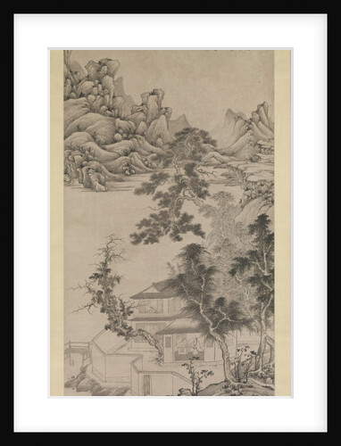 Lofty Scholar among Streams and Mountains, in the manner of Juran, late 17th century by Wang Jian