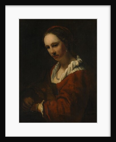 Young Woman with a Pearl Necklace by Unknown