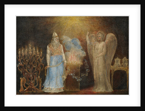 The Angel Appearing to Zacharias, 1799-1800 by William Blake