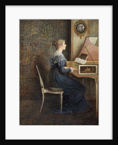 An Old Song, 1874 by William John Hennessy