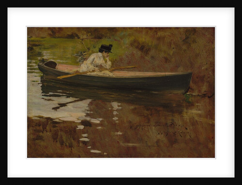 Mrs. Chase in Prospect Park, 1886 by William Merritt Chase