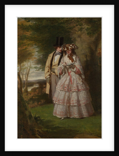 The Two Central Figures in 'Derby Day', 1860 by William Powell Frith