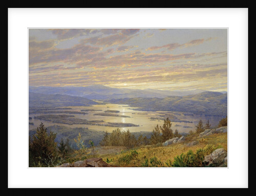 Lake Squam from Red Hill, 1874 by William Trost Richards