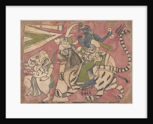 Ganesha Leads Shiva and Durga in Procession, 18th century by Unknown