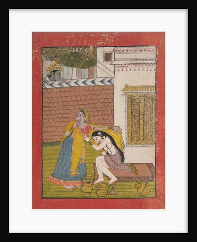 Krishna Spying on Radha, ca. 1780-90 by Unknown