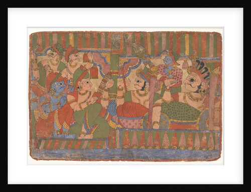 Council of Heroes…from a Dispersed Mahabharata, ca. 1800 by Unknown