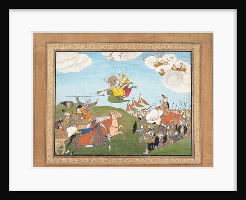 Vishnu as Varaha, the Boar Avatar, Slays Banasur, A Demon General…, ca.1800 by Unknown