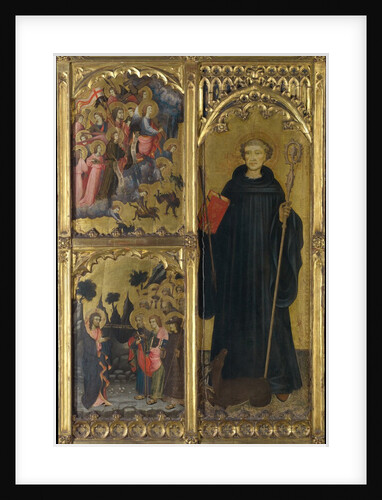 Saint Giles with Christ Triumphant over Satan and the Mission of the Apostles, ca. 1408 by Miguel Alcaniz
