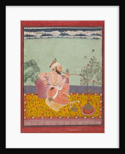 A Raja Smoking a Hookah, ca. 1690-1710 by Unknown