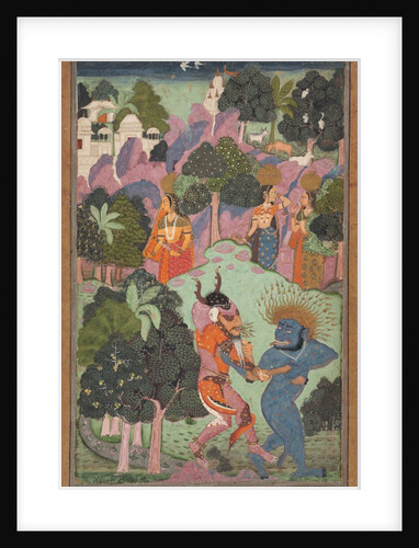 Demons Fighting Over an Animal Limb, late 17th century by Unknown