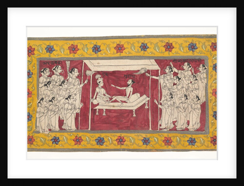 Krishna with an Ascetic, ca.1850 by Unknown