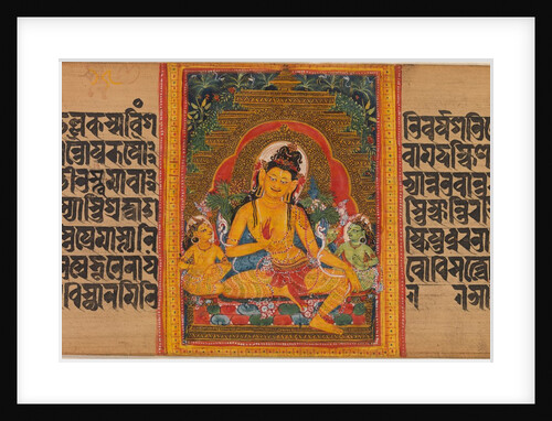 Bodhisattva Maitreya, Leaf from… Manuscript, early 12th century by Unknown