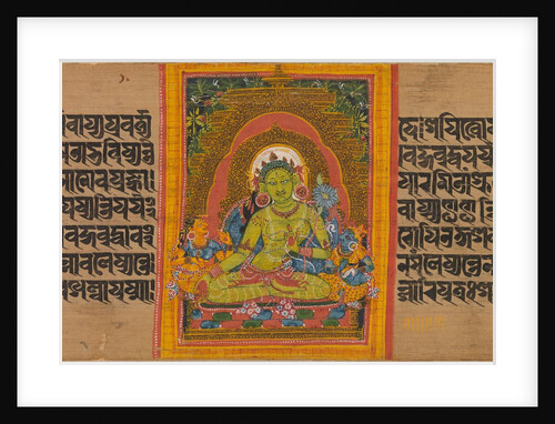 Green Tara, Folio from… Manuscript, early 12th century by Unknown
