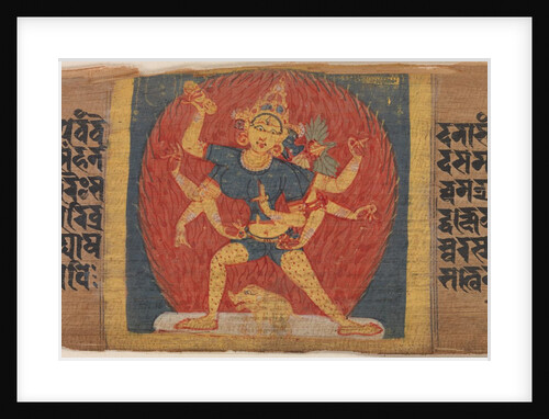 Wrathful Eight-armed and Three-faced Goddess Tara Marichi…, ca. 1090 by Unknown