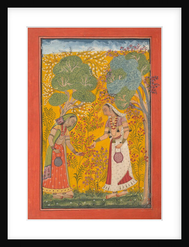 Vasanti Ragini, Page from a Ragamala Series , ca. 1710 by Unknown