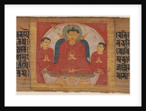 Buddha with His Hands Raised in Dharmacakra Mudra…, ca. 1090 by Unknown
