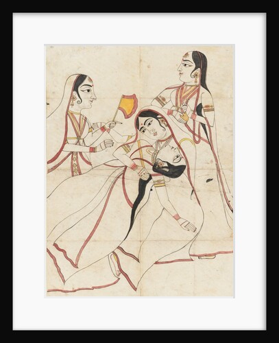 A Swooning Lady, late 19th century by Unknown