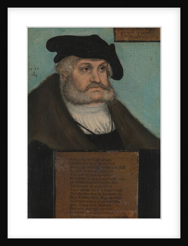 Friedrich III, the Wise, Elector of Saxony, 1533 by Lucas Cranach the Elder