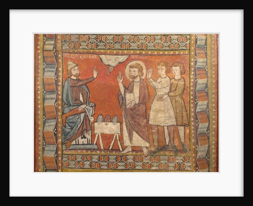 Fresco with Miracle of the Jewels, late 13th-early 14th century by Unknown