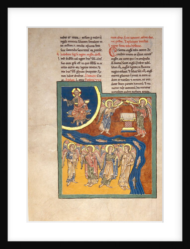 Leaf from a Beatus Manuscript: the Sixth Angel Delivers the Four Angels…, ca. 1180 by Unknown
